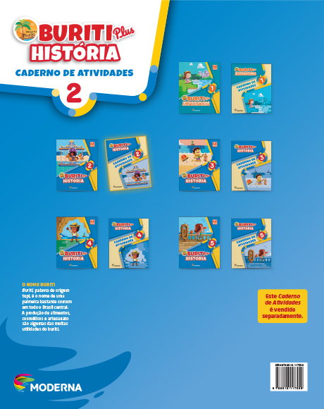 Caderno - Buriti Plus História 2 - verso